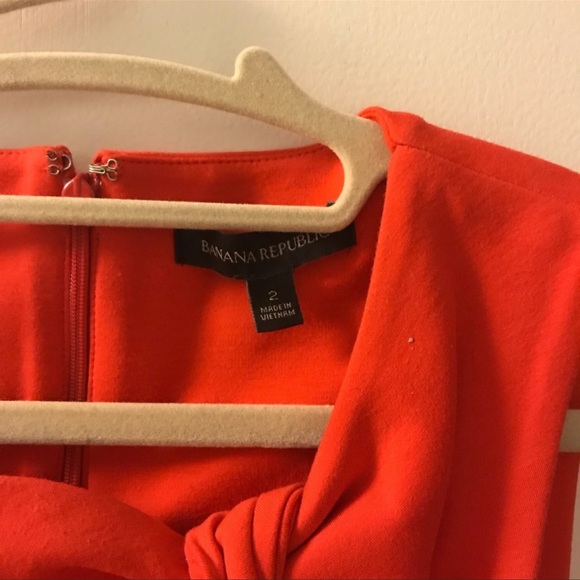 Banana republic deep orange dress - Picture 2 of 3